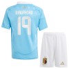 Maglia Belgio Bakayoko 19 Bambino Trasferta Divisa Euro 2024